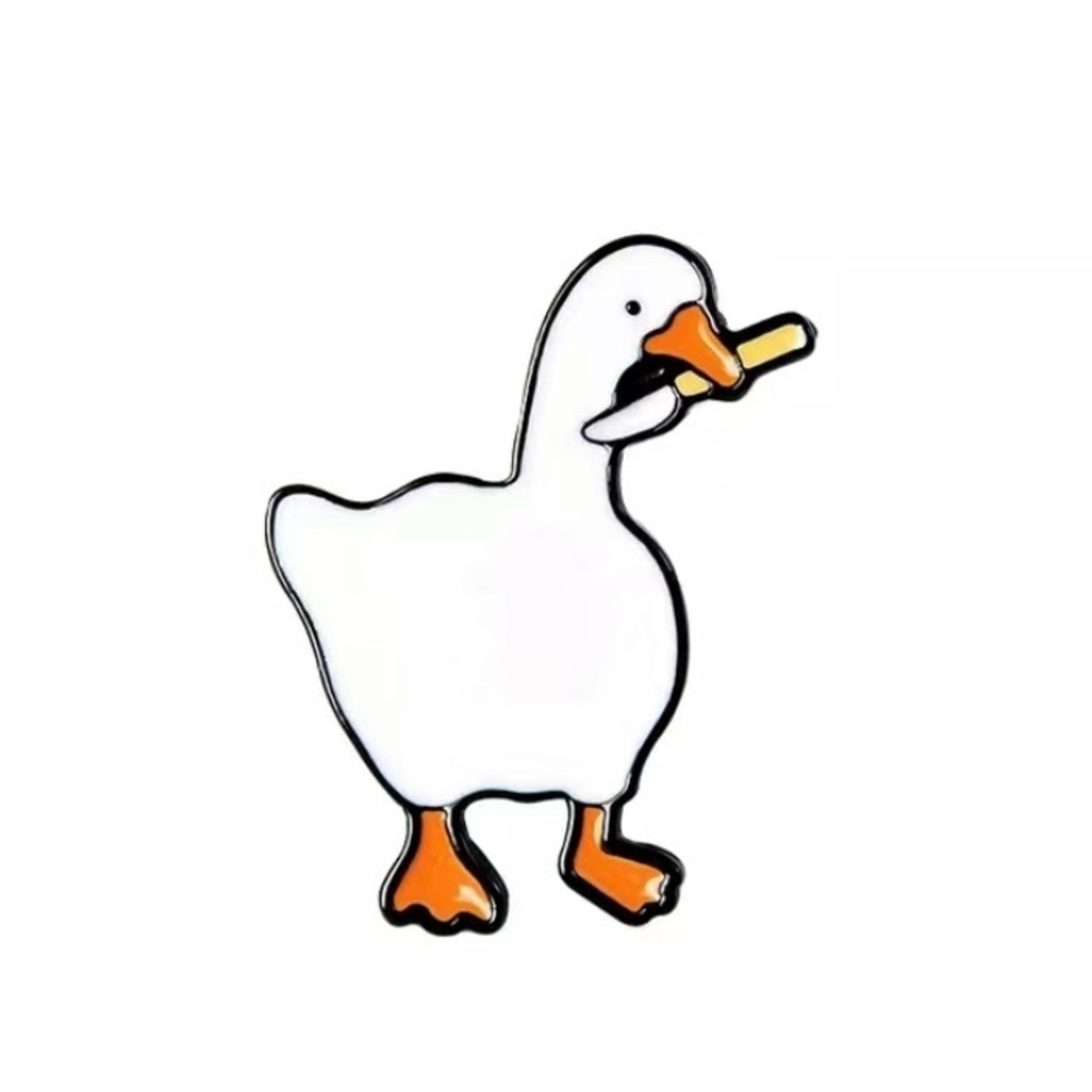 (3/$15) Duck With Knife Enamel Pin